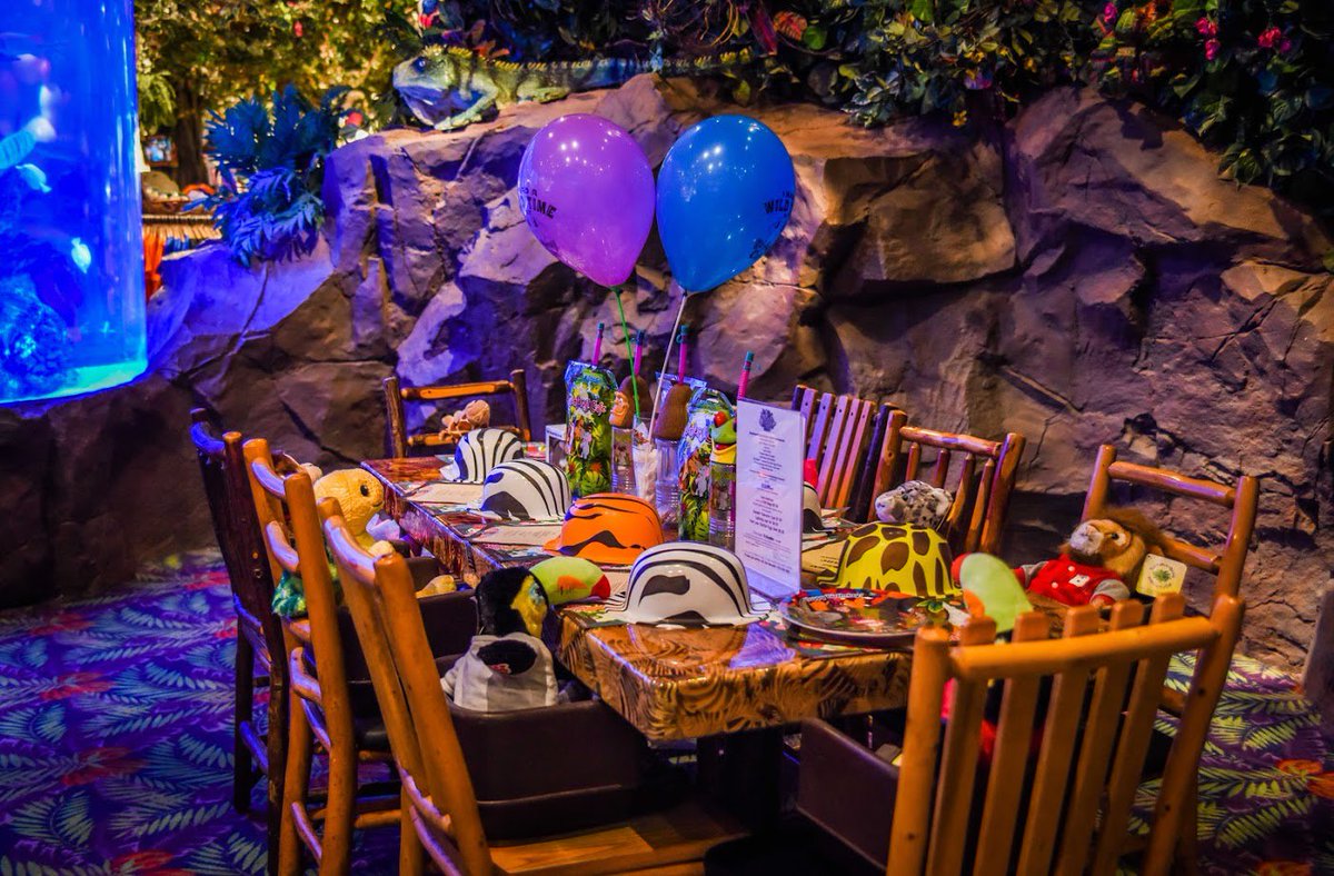 The Rainforest Café — kids' party venue in London