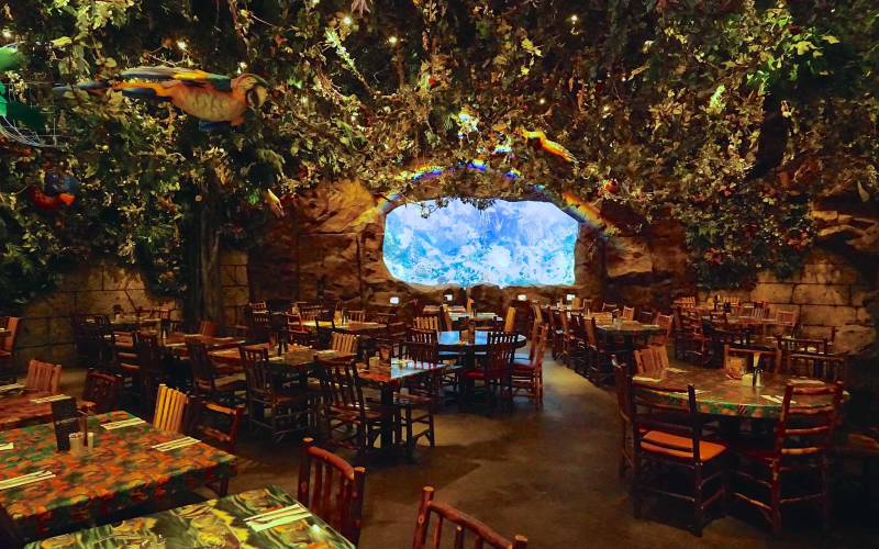 The Rainforest Café — kids' party venue in London